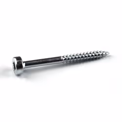 Vis à trous de poche Kreg Revêtu de Zinc Pan-Head, Filetage fin - SPS-F150-100-INT