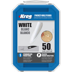 Chevilles Kreg CAP-WHT-50;12 mm (1/2'')- 140 mm (11/2''); 50 pcs.; Plastique