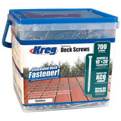 Fabriquez la meilleure et la plus belle terrasse possible avec le Kreg® Deck Jig™ et un gabarit pour plancher. Conçues pour ê ...