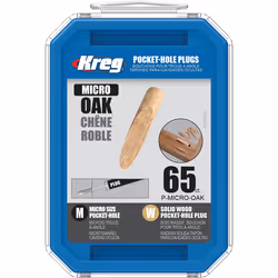 Chevilles Kreg P-MICRO-OAK; 12 mm (1/2'')- 140 mm (11/2''); 65 pcs.; chêne