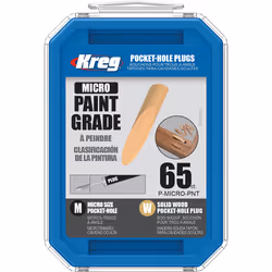 Chevilles Kreg P-MICRO-PNT; 12 mm (1/2')'- 140 mm (11/2''); 65 pcs.; bois franc
