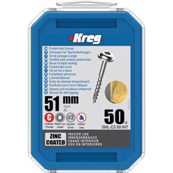 Vis à bois Kreg SML-C2; Maxi-Loc; 2,00''; 51 mm; 50 unités