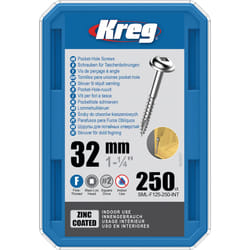 Vis à bois Kreg SML-F125; Maxi-Loc; 1,25''; 32 mm; 250 pcs.; fil fin