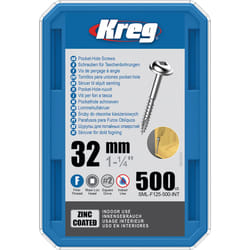 Vis à bois Kreg SML-F125; Maxi-Loc; 1,25''; 32 mm; 500 pcs.; fil fin