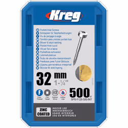 Vis à bois Kreg SPS-F125; Pan Head; 1,25''; 32 mm; 500 unités