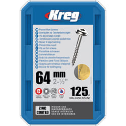 Vis à bois Kreg SML-C250; Maxi-Loc; 2,50''; 64 mm; 125