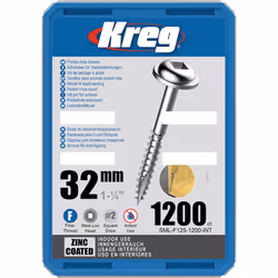 Vis à bois Kreg SML-F125; Maxi-Loc; 1,25''; 32 mm; 1200 pcs.; fil fin