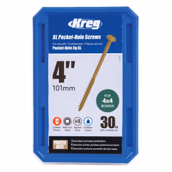 Vis à bois Kreg SML-C4X400-30; 4''; 101 mm; 30 unités