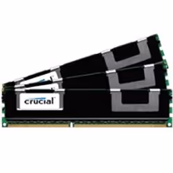 Crucial 24GB DDR3 PC3-8500 Kit, 24 Go, 3 x 8 Go, DDR3, 1066 MHz, 240-pin DIMM