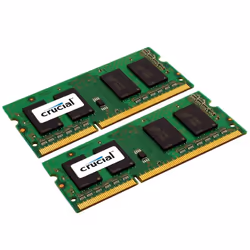 Crucial 8GB (4GBx2) PC3-12800, 8 Go, 2 x 4 Go, DDR3, 1600 MHz, 204-pin SO-DIMM