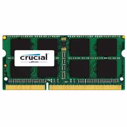 Crucial 8 GB DDR3L-1866, 8 Go, 1 x 8 Go, DDR3L, 1866 MHz, 204-pin SO-DIMM, Noir, Vert