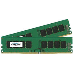 Crucial 16GB DDR4 UDIMM module de mémoire 16 Go 2 x 8 Go 2133 MHz