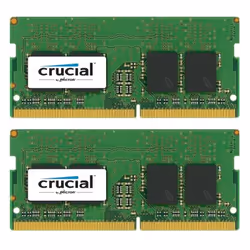 Crucial 16GB (2x8GB) DDR4 2400 SODIMM 1.2V, 16 Go, 2 x 8 Go, DDR4, 2400 MHz, 260-pin SO-DIMM