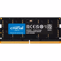 Crucial CT32G52C42S5, 32 Go, 1 x 32 Go, DDR5, 5200 MHz, 262-pin SO-DIMM
