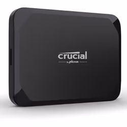 Crucial X9 1To Disque SSD Externe Portable Jusqu’à 1050Mo/s Compatible avec PC Mac PlayStation et Xbox USB-C 3.2 -