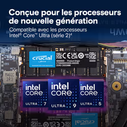 Crucial CT32G64C52CS5 module de mémoire 32 Go 1 x 32 Go DDR5 6400 MT/s 262-pin SO-DIMM - Vue supplémentaire 3