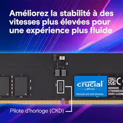 Crucial CT32G64C52CU5 module de mémoire 32 Go 1 x 32 Go DDR5 6400 MT/s - Vue supplémentaire 4
