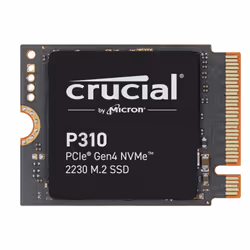 Crucial P310 1TB PCIe Gen4 NVMe 2230 M.2 SSD, 1 To, M.2, 7100 Mo/s