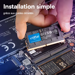 Crucial CT2K64G56C46S5 module de mémoire 128 Go 2 x 64 Go DDR5 5600 MHz - Vue supplémentaire 6