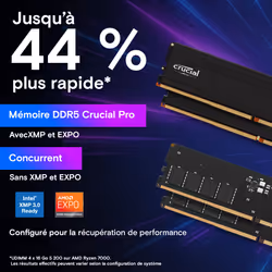 Crucial Pro module de mémoire 128 Go 2 x 64 Go DDR5 5600 MHz - Vue supplémentaire 5