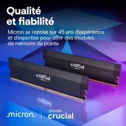 Crucial Pro OC module de mémoire 64 Go 2 x 32 Go DDR5 6400 MHz - Vue supplémentaire 6
