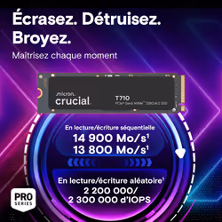 Crucial T710 1 To M.2 PCI Express 5.0 NVMe