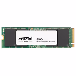 SSD interne - CRUCIAL - E100 - 480 Go - PCIe Gen4 NVMe M.2 - Jusqu’à 470 Mo/s