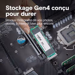 Crucial E100 Tray 2 To M.2 PCI Express 4.0 NVMe - Vue supplémentaire 4
