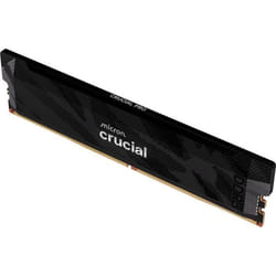 Mémoire gamer - CRUCIAL Pro OC - CP16G64C32U5B - 16 Go DDR5-6400 UDIMM - CL32 avec dissipateur thermique - Noir