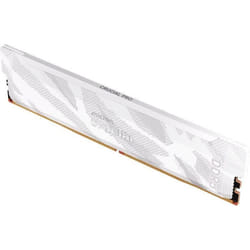 Mémoire gamer - CRUCIAL Pro OC - CP16G64C32U5W - 16 Go DDR5-6400 UDIMM - CL32 avec dissipateur thermique - Blanc