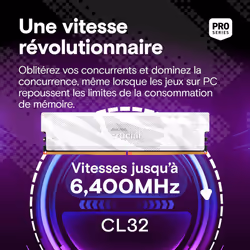 Crucial Pro CP2K16G64C32U5W module de mémoire 32 Go 2 x 16 Go DDR5 6400 MT/s - Vue supplémentaire 2