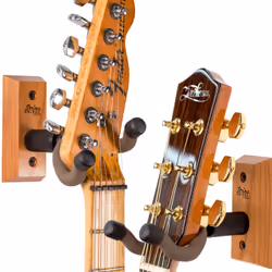 SSWING CC01K-C Support pour guitare Mur Noir, Bois