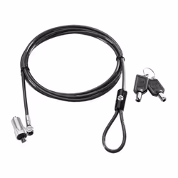 HP Ultraslim Keyed Cable Lock câble antivol Noir 1,8 m
