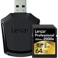 Lexar 64GB SDXC UHS-II 64 Go Classe 10