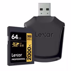 Lexar 64GB SDXC UHS-II 64 Go Classe 10