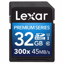 Lexar 32GB Platinum II SDHC UHS-I, 32 Go, SDHC, Classe 10, 45 Mo/s, 20 Mo/s, Multicolore