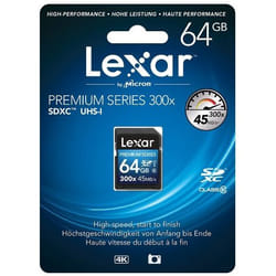 Lexar 64GB Class 10 SDXC 300x 64 Go UHS-I Classe 10