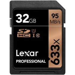 Lexar Professional 633x SDHC/SDXC UHS-I 32 Go Classe 10