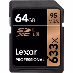 Lexar Professional 633x SDHC/SDXC UHS-I
