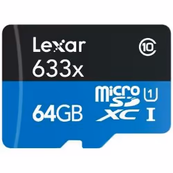 Lexar High-Performance 633x microSDHC/microSDXC UHS-I 64 Go Classe 10