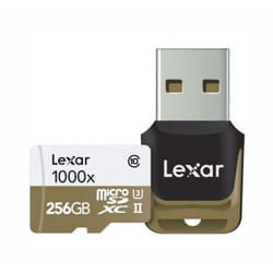 Lexar LSDMI256CBEU1000R mémoire flash 256 Go MicroSDXC UHS-II Classe 10