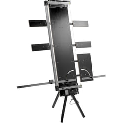 Machine Decoupe Polystyrene 200 w Decoupeuse Mousse 115 cm Coupe-Mousse 42cm Epaisseur 0-90° 6 Fils Chauffants 5 Plaques Laterales 1 Support pour
