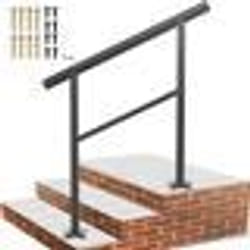 Rampe Escalier - VEVOR - 91x895cm Main Courante Aluminium - Garde-Corps 2-3 Marches