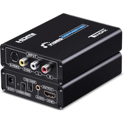 Convertisseur HDMI - Tendak - S-Video RCA vers HDMI - 1080p - Compatible PS2/N64 - Boîtier Aluminium