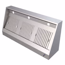 Hotte Murale Sans Moteur Profondeur 950 mm - L 1000 à 3000 mm - Combisteel - l1- L1000- P1- h1-