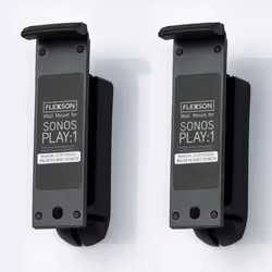 Flexson FLXS1WM2021, Mur, Noir, SONOS PLAY:1, 127 mm, 35 mm, 61 mm