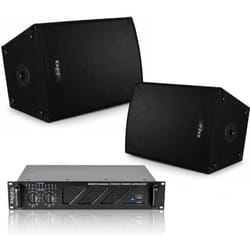 Pack Sono 1680W Total Ibiza Sound 2 Enceintes 600W - Ampli 480W - Cables Speakon - DJ - Anniversaire - Soirée - Fête