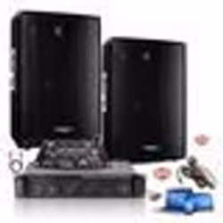 Pack Sono 2160W Total Ibiza Sound 2 Enceintes 2x600w - Ampli Ventilé 2x480w - Table de mixage - Câblage - Idéal Bar Salle des ...