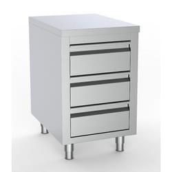 Table de Travail Inox avec 3 Tiroirs - Gamme 700 - Combisteel