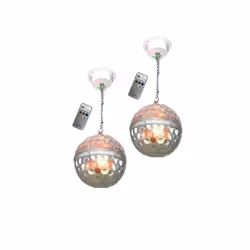 Pack de 2 jeux de lumière Double effet ASTRO CRYSTAL + téléc PA DJ SONO MIX LED idéal soirée mariage anniversaire bar club di ...